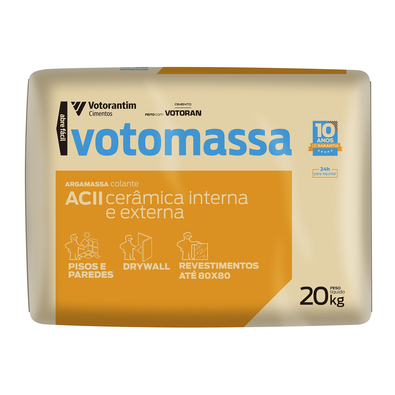 Argamassa ACII Interno e Externo 20kg Votoran