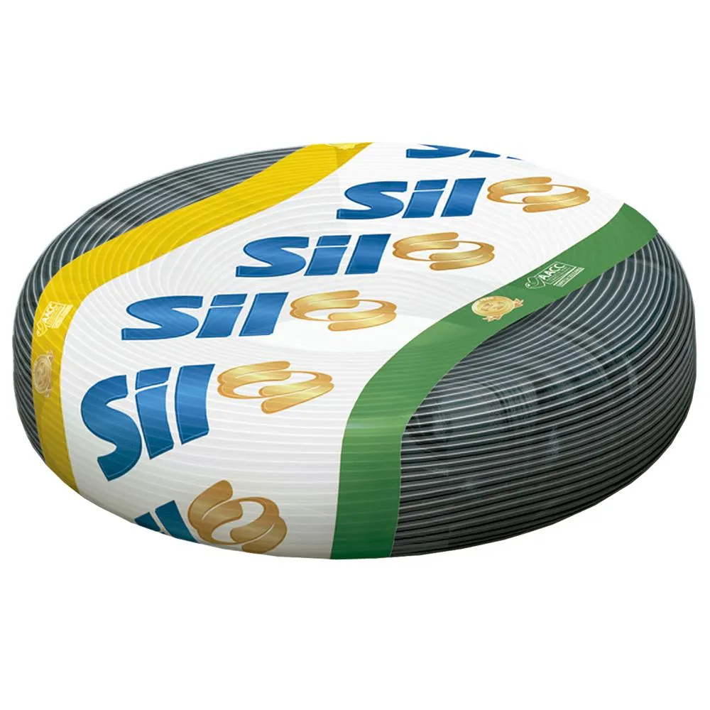 Cabo Flexível 4MM 50 Metros Preto SIL Fios